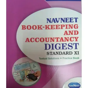Navneet Bookkeeping and Accountancy Digest Class 11 | Latest Edition | Maharashtra State Board